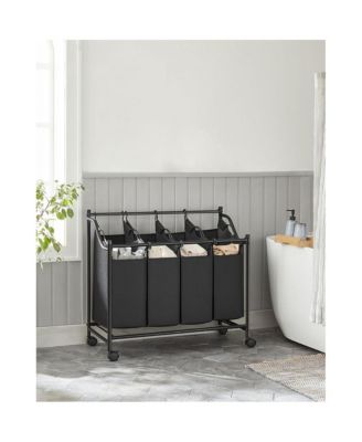 Rolling Laundry Sorter with Removable Bags