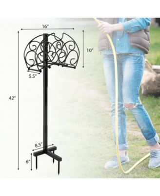 Detachable Freestanding Hose Holder for Outdoor Yard Garden Lawn