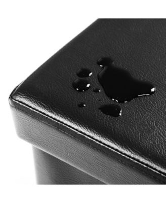 Folding Storage Ottoman Cube