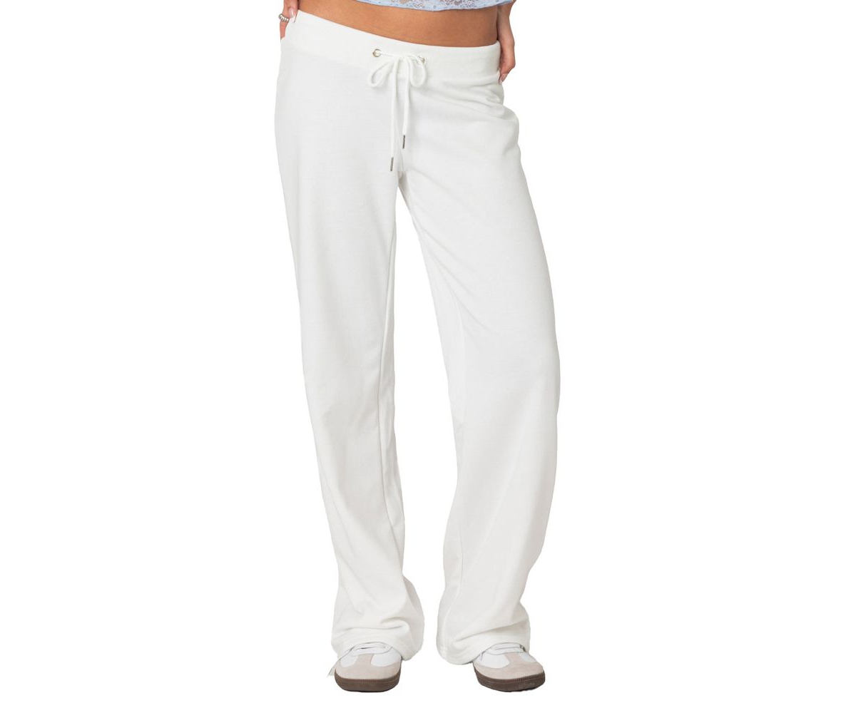 Women's Quinn Straight Leg Sweatpants - White