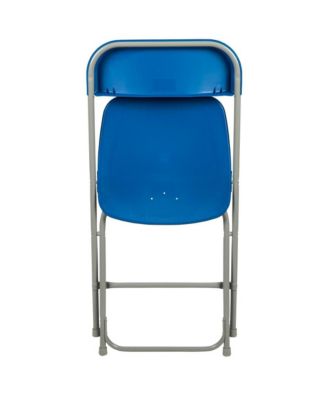 Set Of 10  650 Llb Weight Capacity  Plastic Stackable Folding Plastic Chairs