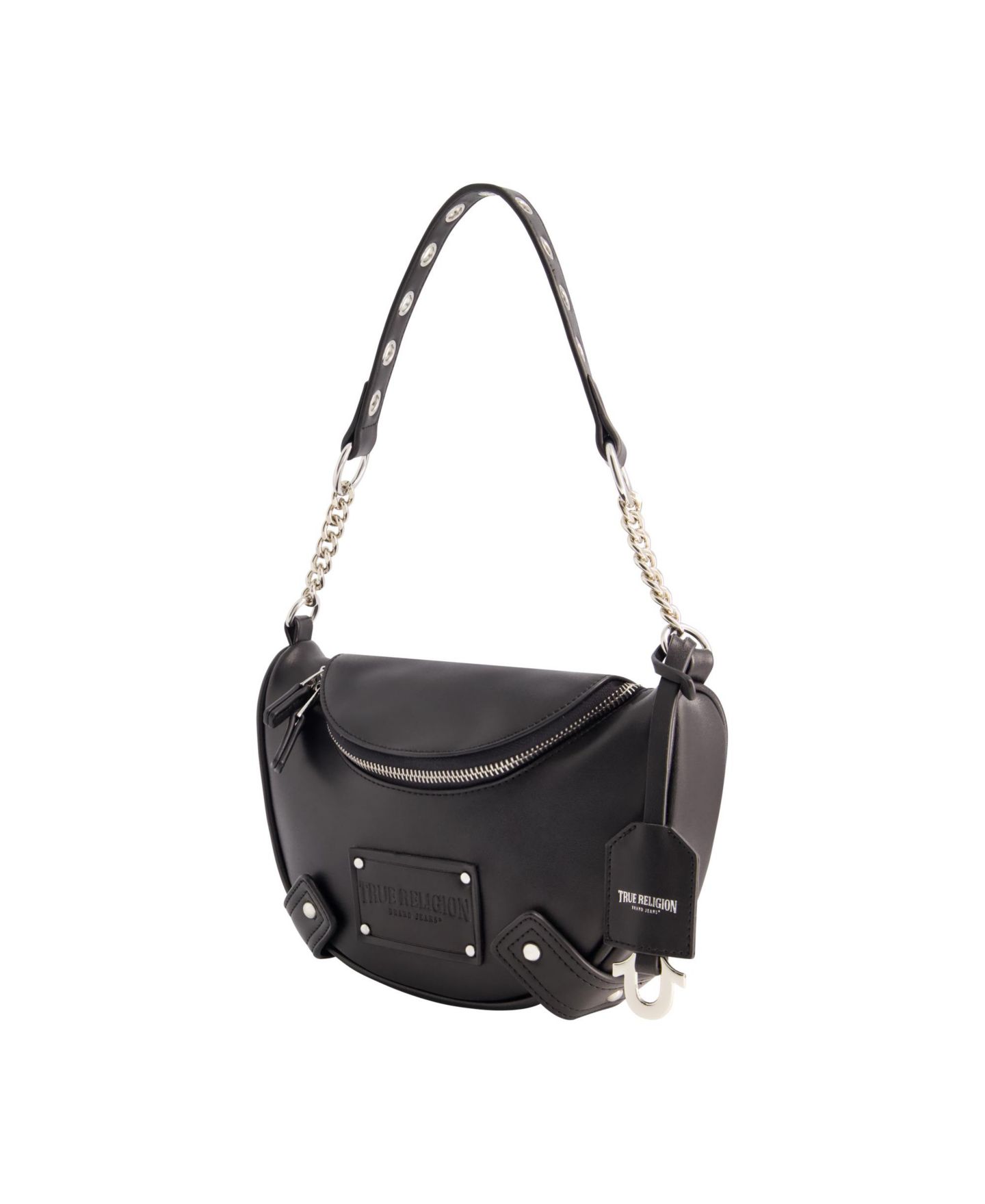 Женская сумка True Religion Chain Handle Hobo, цвет: Чёрный — фото 5