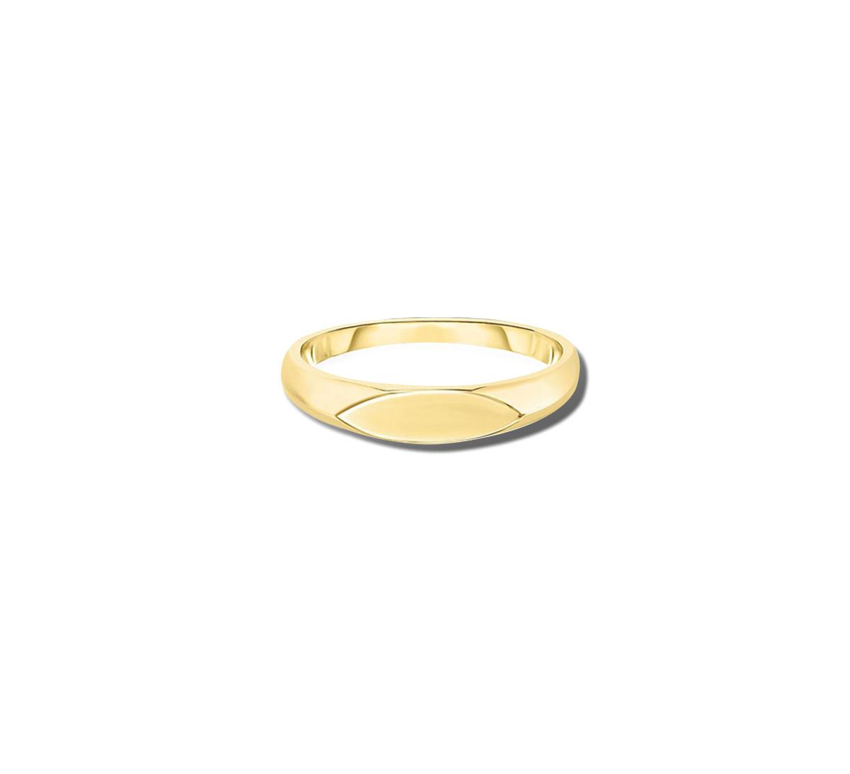 Marquise Signet Ring - Gold
