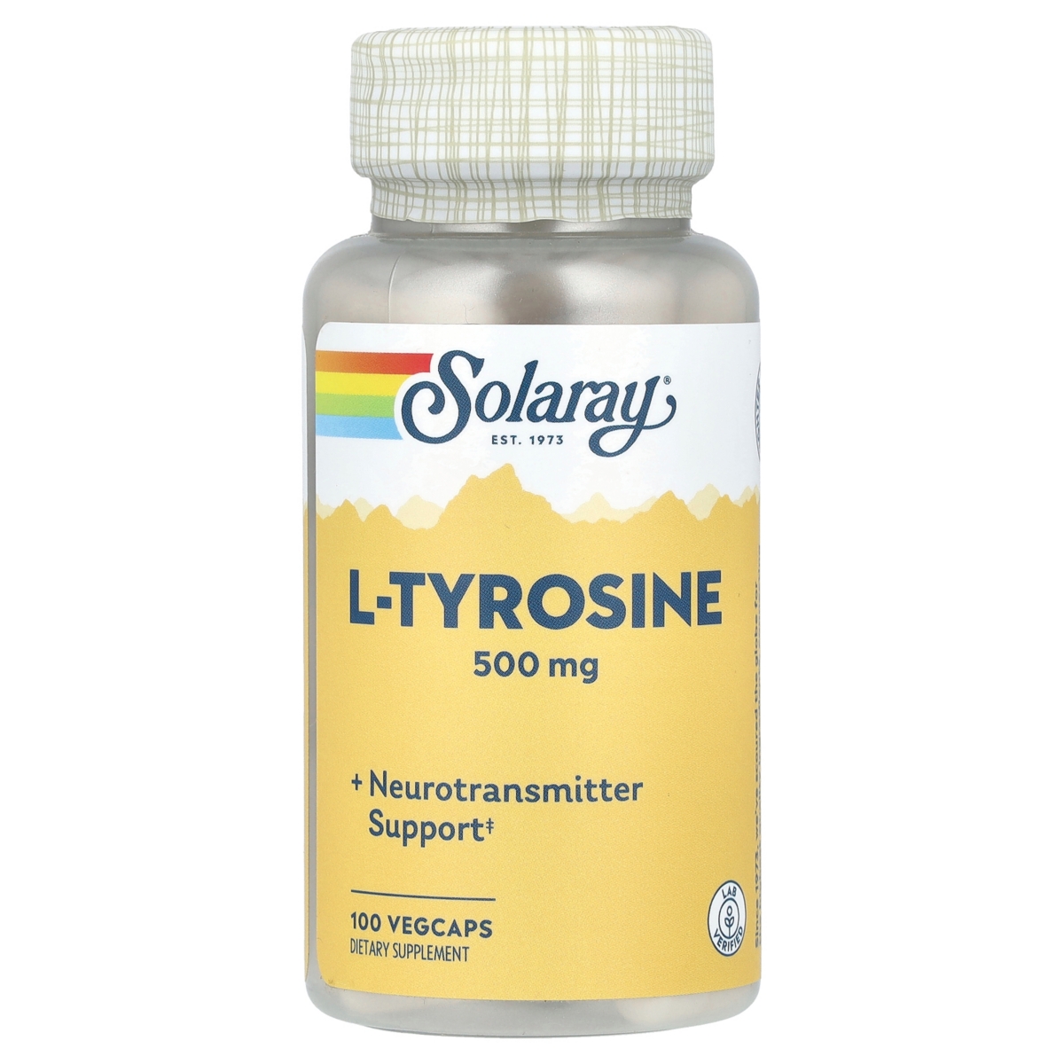 L-Tyrosine 500 mg - 100 VegCaps - Assorted Pre-pack (See Table