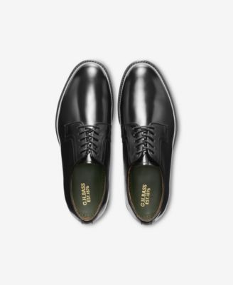 G.H.BASS Men's Monogram Blucher Derby Dress Shoes