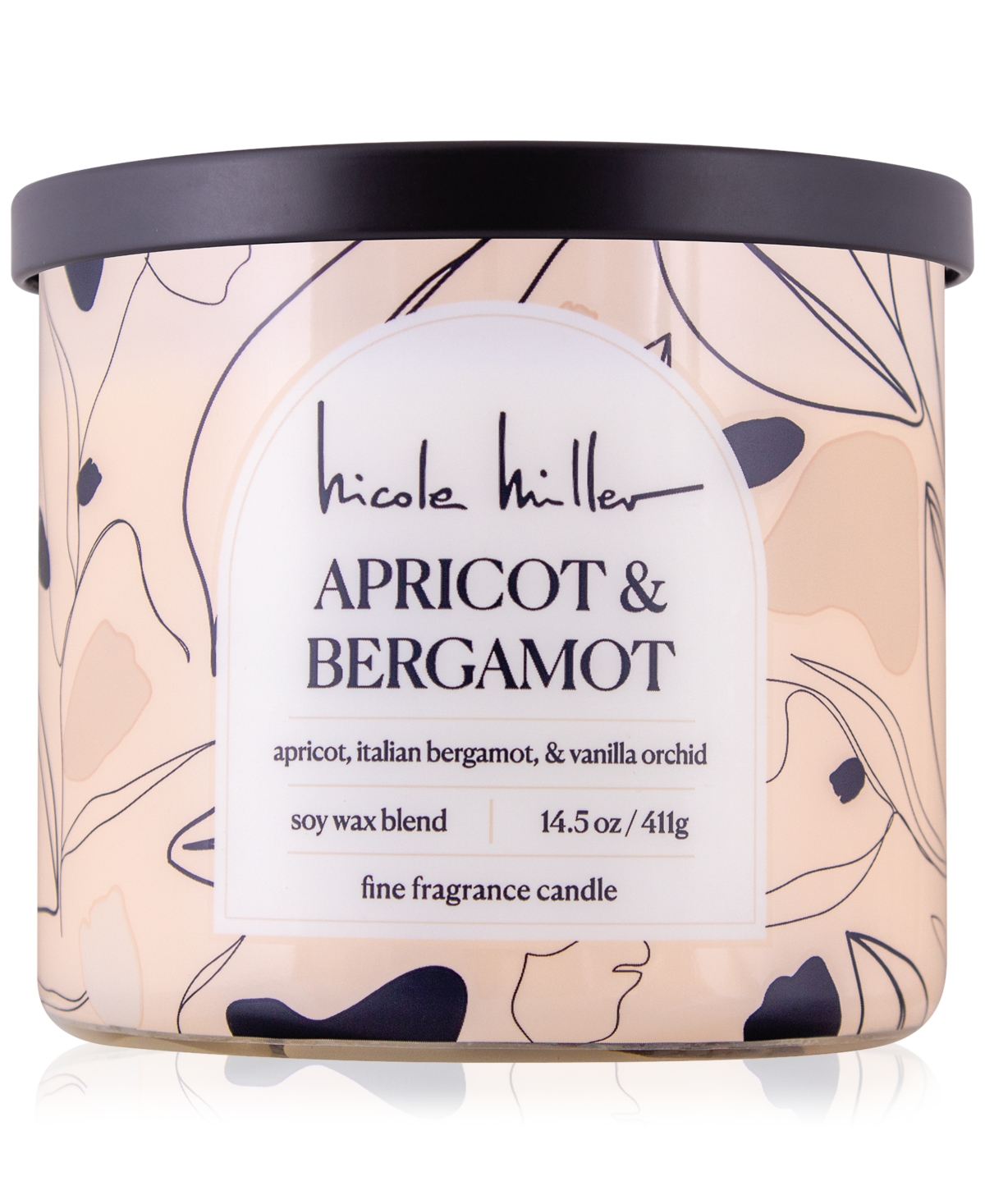 Apricot & Bergamot Candle, 14.5 oz.
