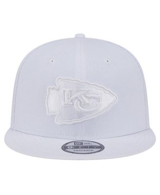 Men's Kansas City Chiefs Main White on White 9FIFTY Snapback Hat