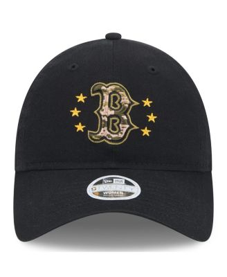 Women's Black Boston Red Sox 2024 Armed Forces Day 9TWENTY Adjustable Hat