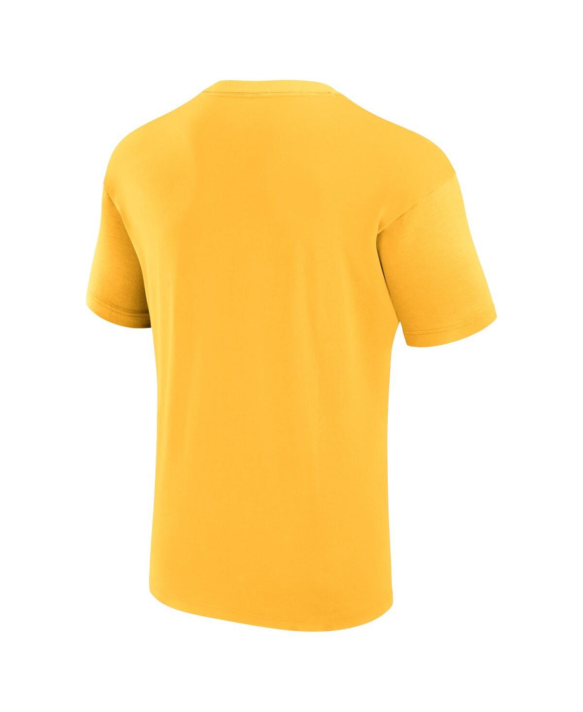 Fanatics Men'sFormula 1 Miami Grand Prix Stacked Wordmark T-Shirt - Yellow