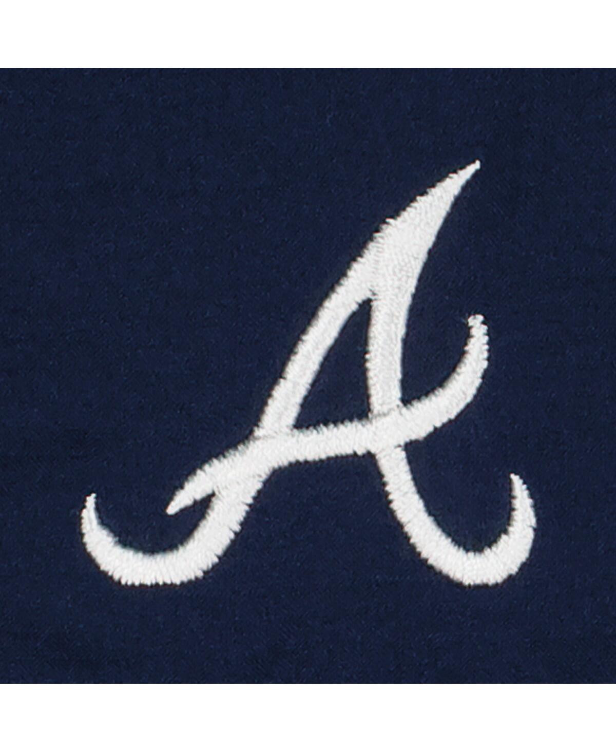 Columbia Men's Navy Atlanta Braves Tamiami Omni-shade Button-down Shirt In Navy