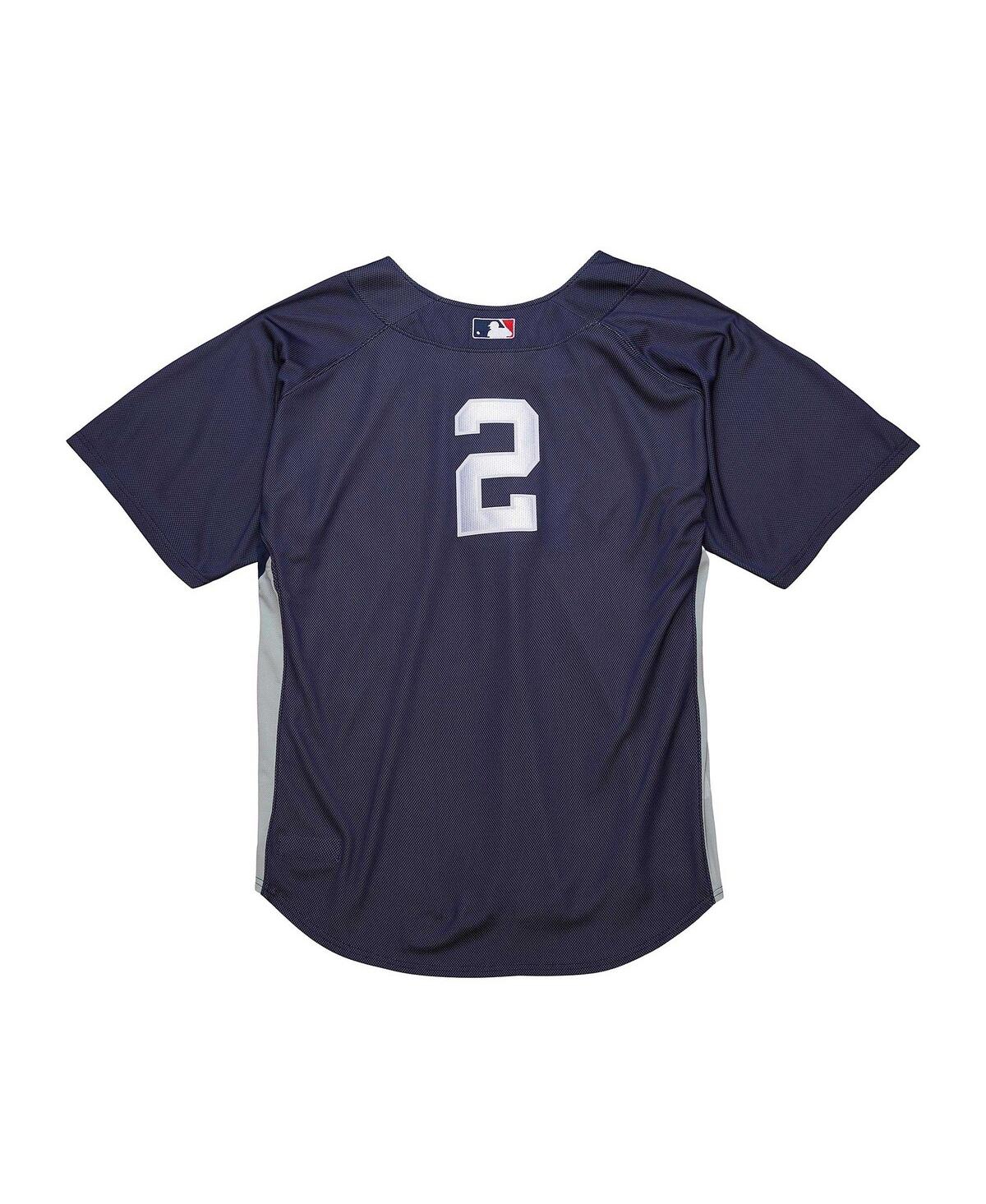 Mitchell & Ness Men's Derek JeterNew York Yankees Cooperstown Collection Batting Practice Jersey - Navy