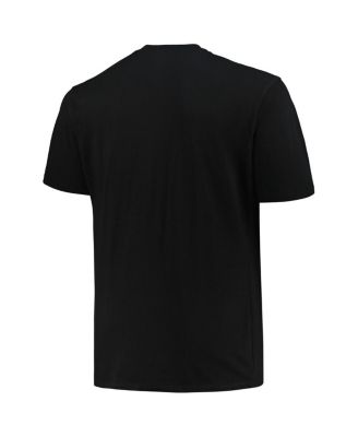 Men's Black Cleveland Browns Big Tall Pop T-Shirt