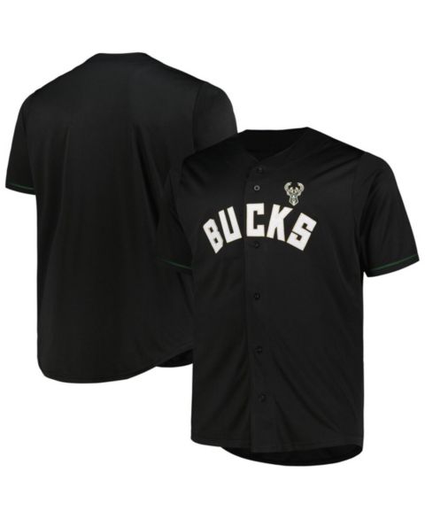 Мужской топ Profile Black Milwaukee Bucks Big & Tall Pop Jersey
