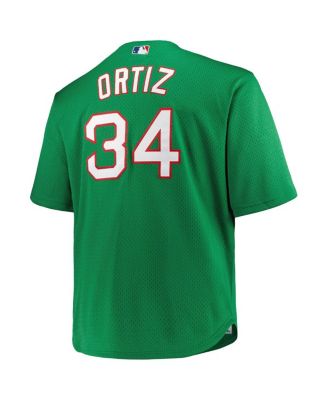 Mitchell & Ness Men's David Ortiz Kelly Green Boston Red Sox Big