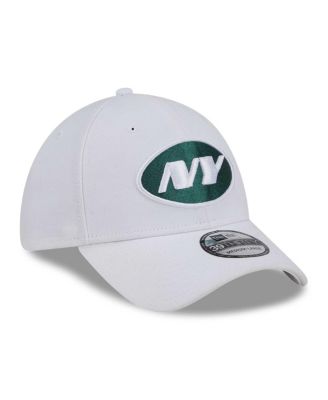 Men's White New York Jets NFL Iced II 39THIRTY Flex Hat