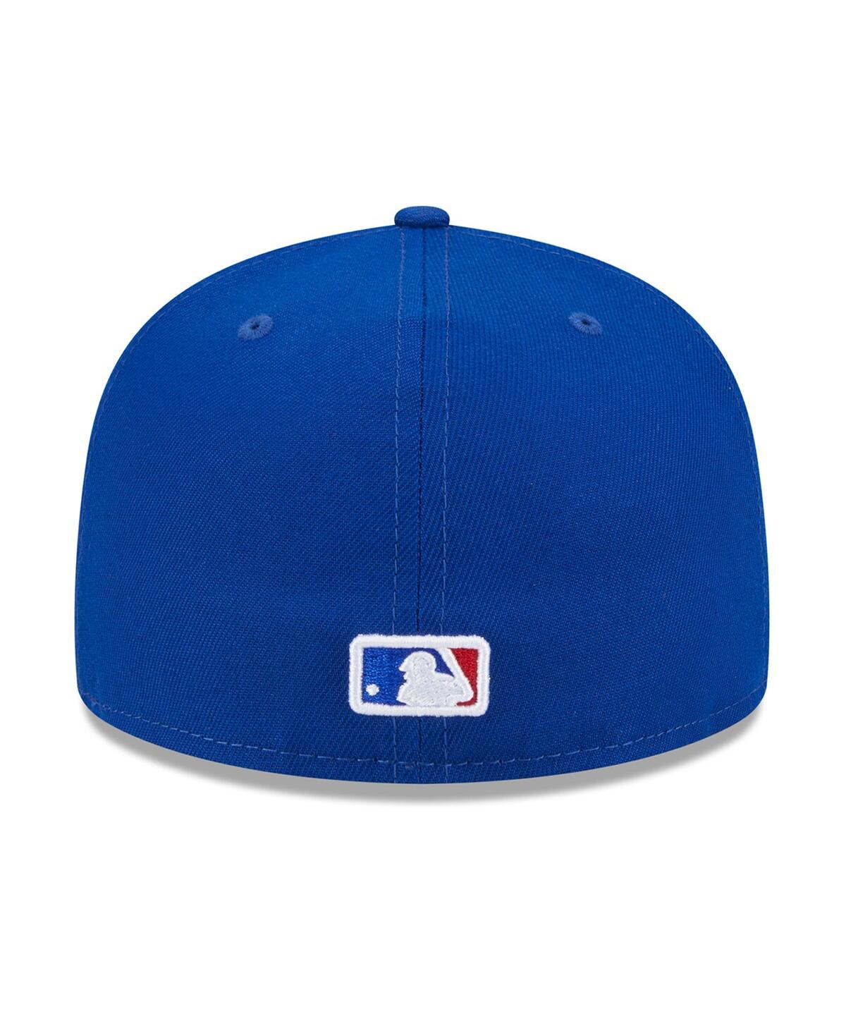 New Era Men'sAtlanta Braves City Connect Icon 59FIFTY Fitted Hat - Royal