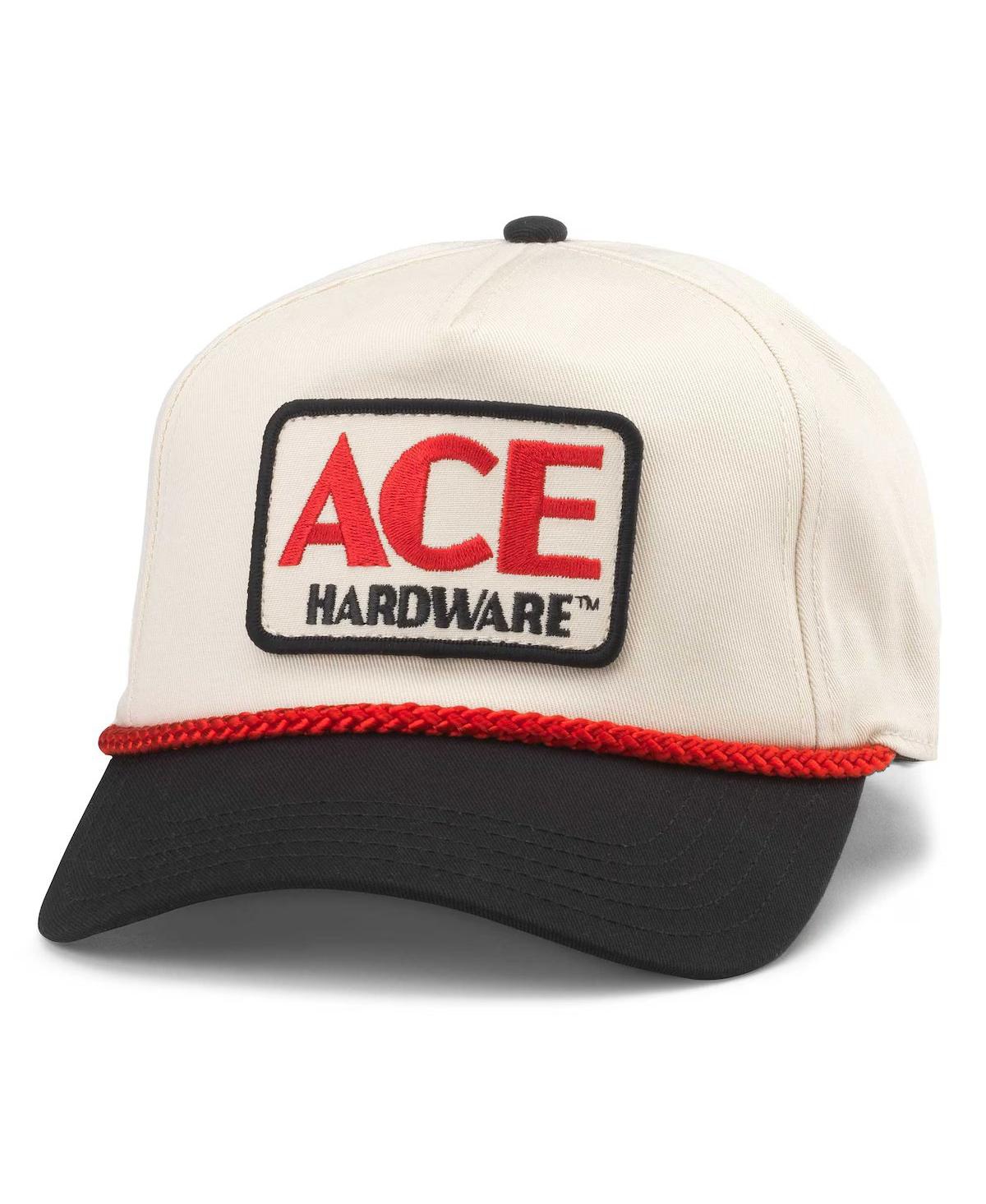 American Needle Men's Natural/black Ace Hardware Roscoe Adjustable Hat In Multi