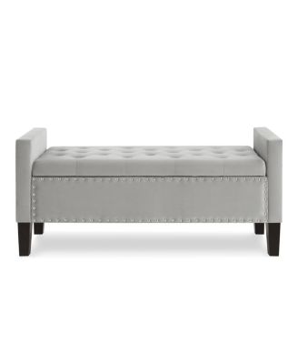 Streamdale Upholstered Storage Bench with Armrest