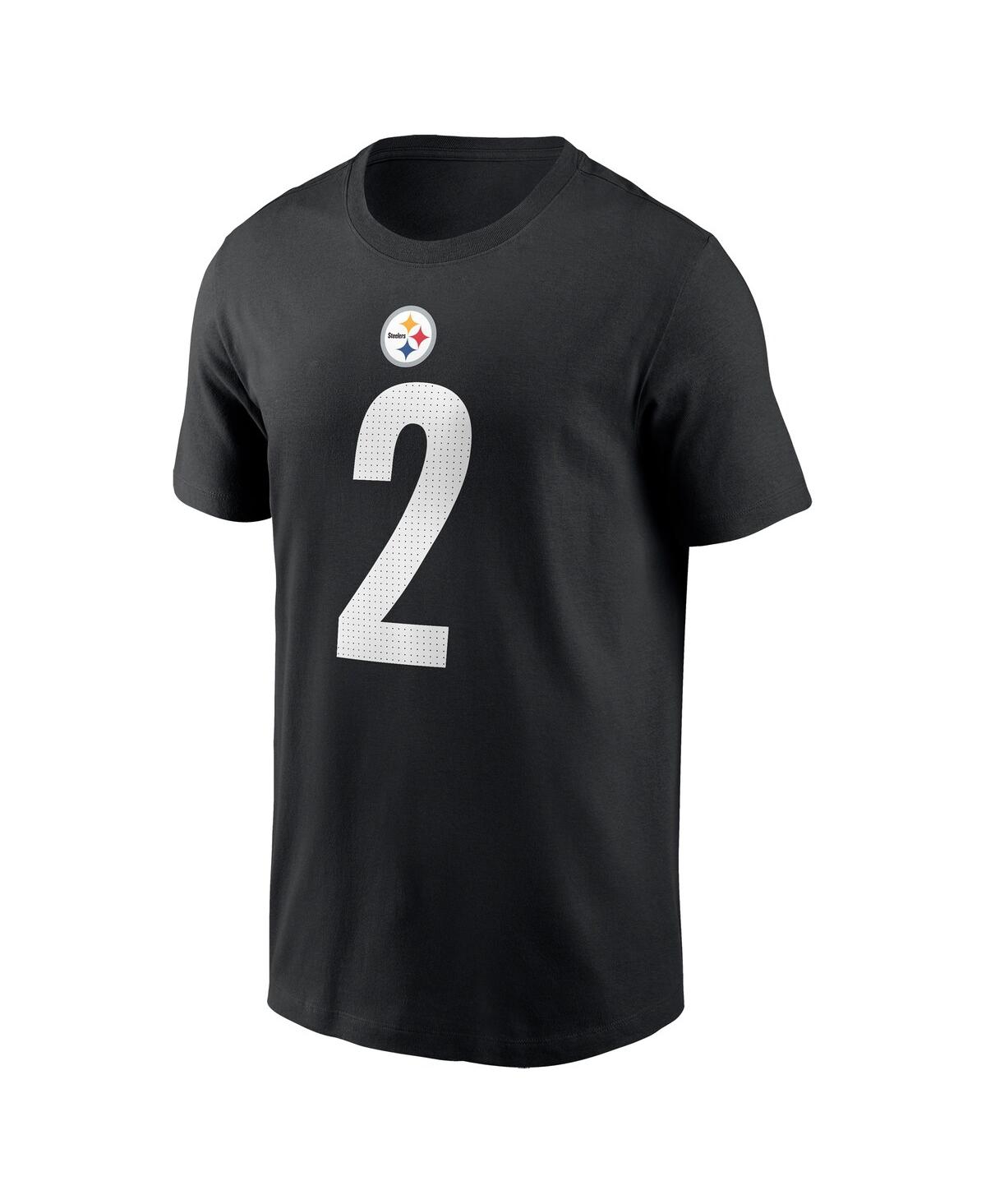 Nike Men's Justin FieldsPittsburgh Steelers Player Name Number T-Shirt - Black