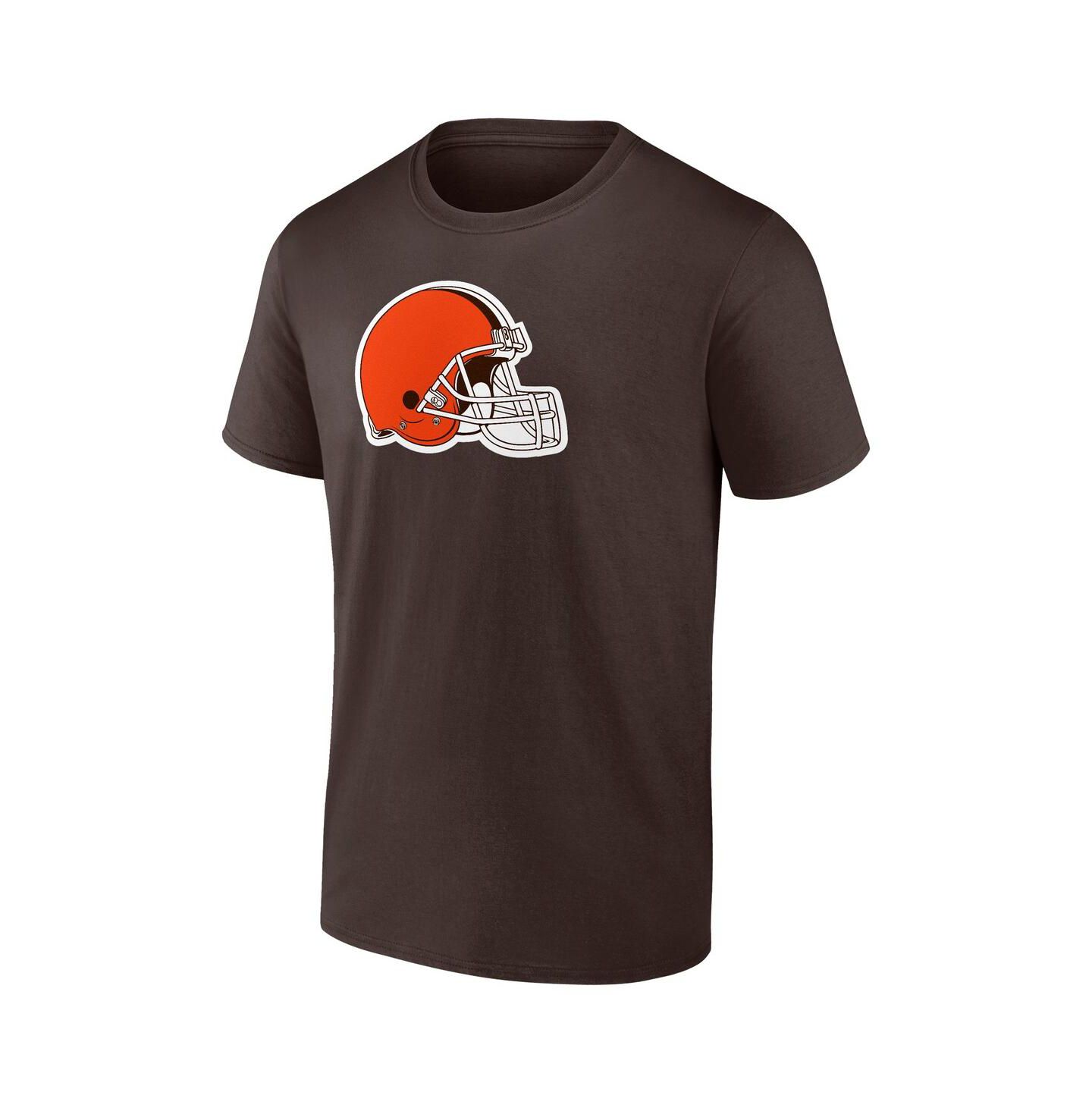 Мужская футболка Fanatics Brown Cleveland Browns Evergreen Primary Logo — фото 2