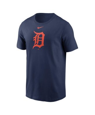 Men's Navy Detroit Tigers Fuse Logo T-Shirt