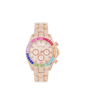 Ed Hardy Women\'s Quartz Shiny Rose Gold-Tone Alloy Watch 40mm Ed Hardy Women Round Wristwatches for sale | eBay main image 3