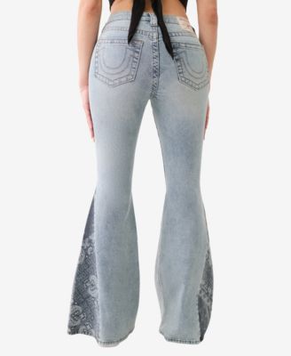 True Religion Women's No Flap Bandana Bell Bottom Jean - Macy's