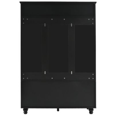 5-In-1 Entryway Bench with Coat Rack and Storage