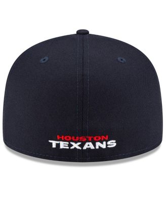 Men's Navy Houston Texans Basic 59FIFTY Fitted Hat