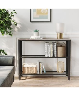 Mesh Shelves Hallway Table