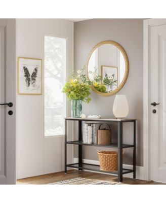 Mesh Shelves Hallway Table