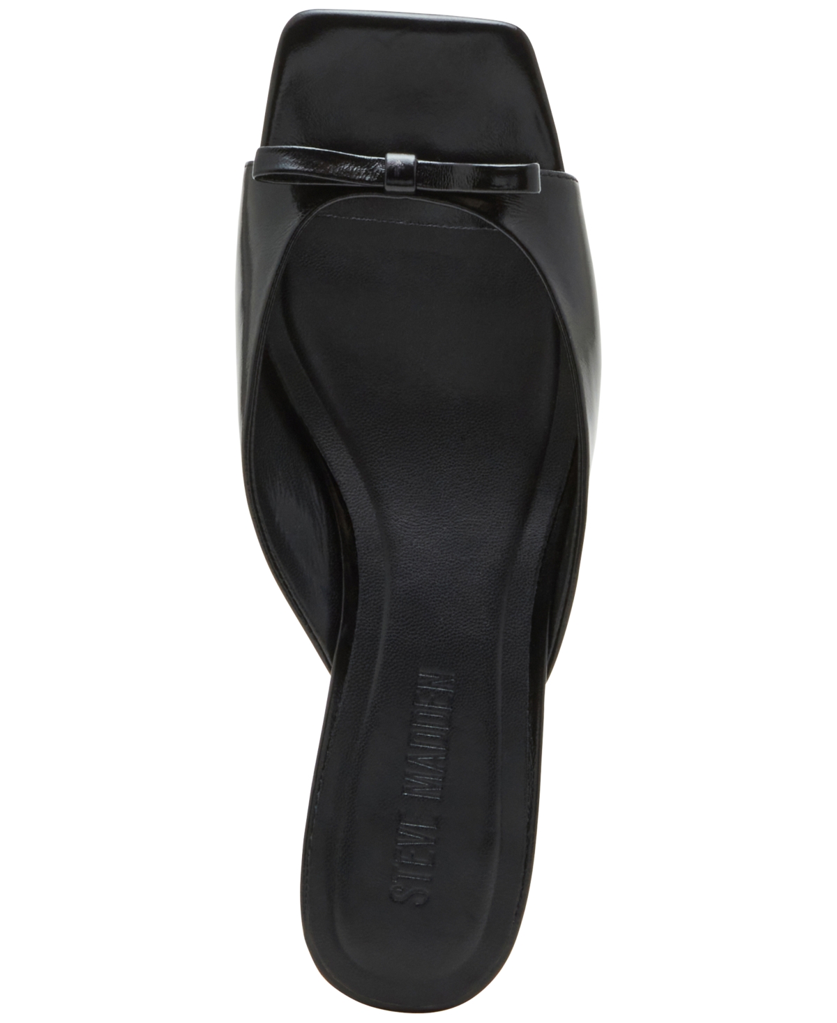 Steve Madden Women's Meme Bow Detailed Kitten-Heel Sandals