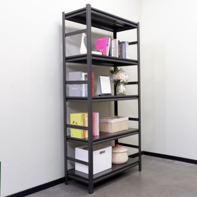 5-Tier Adjustable Metal Shelving - 2000 LBS Load, H63 x W31.5 x D15.7