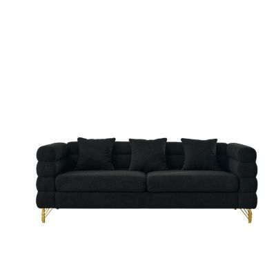  Oversized 3-Seat Sectional with Pillows