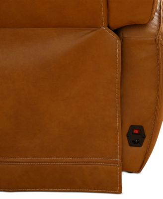 Derban 40&amp;quot; Leather Zero Gravity Recliner, Created for Macy&#39;s