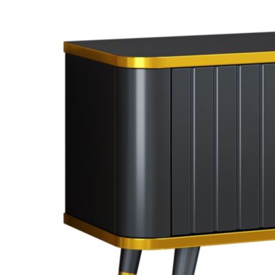 Streamdale 85" TV Stand with Open Storage, Cabinets & Drawers