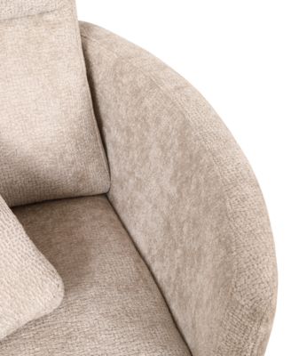 Gardley 38" Fabric Power Swivel Recliner, Created for Macy's