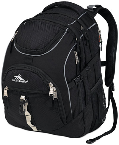 High Sierra Access Backpack in Black