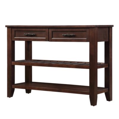 Streamdale Mid-Century Style Solid Wood Console Sofa Table