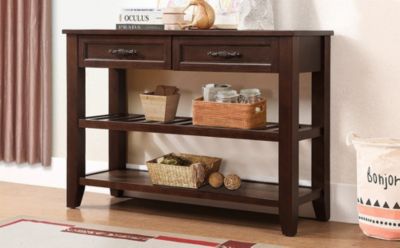 Streamdale Mid-Century Style Solid Wood Console Sofa Table