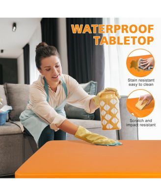 Streamdale Folding Portable Table (4FT, Orange)