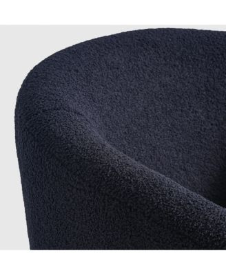 29" Wide Mid Century Modern Club Barrel Accent Armchair