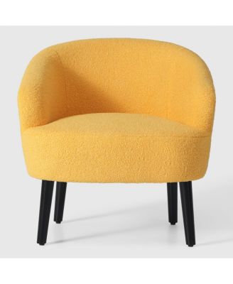 29" Wide Mid Century Modern Club Barrel Accent Armchair, Set of 2