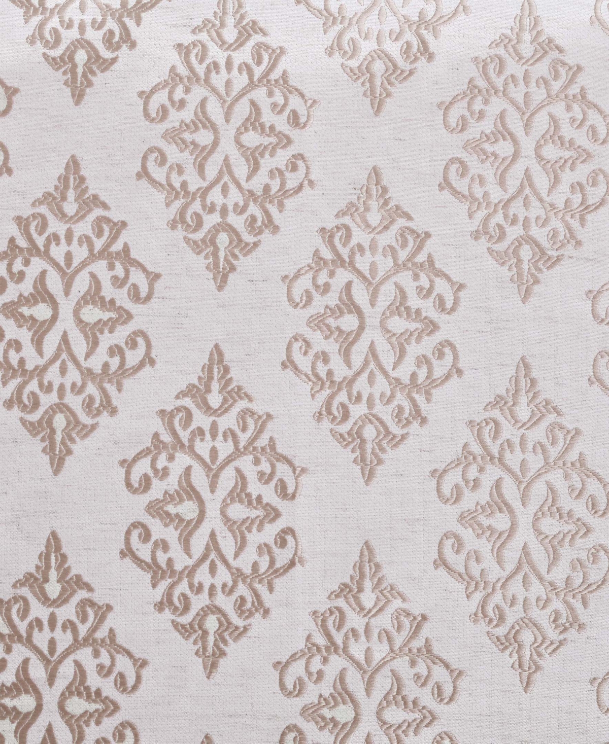 Superior Modern Venetian Damask Jacquard 2-Piece Curtain Panels with Grommet Header Top, 52