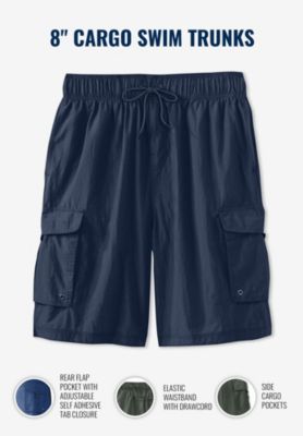Big & Tall 8" Cargo Swim Trunks