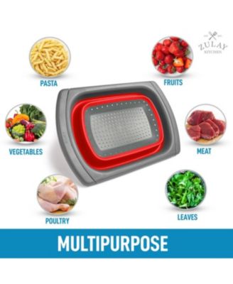 Collapsible Colander With Extendable Handles