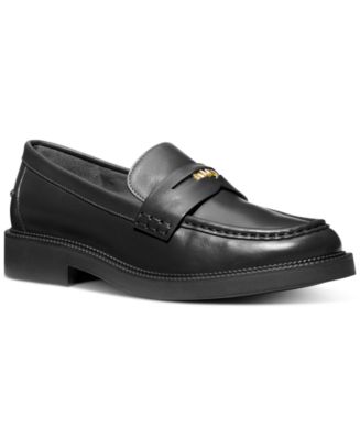 MICHAEL KORS★ 「Loafer Eden」編み込みレザーペニーローファー Michael Kors Eden Woven Leather Penny Loafers | Dillard's