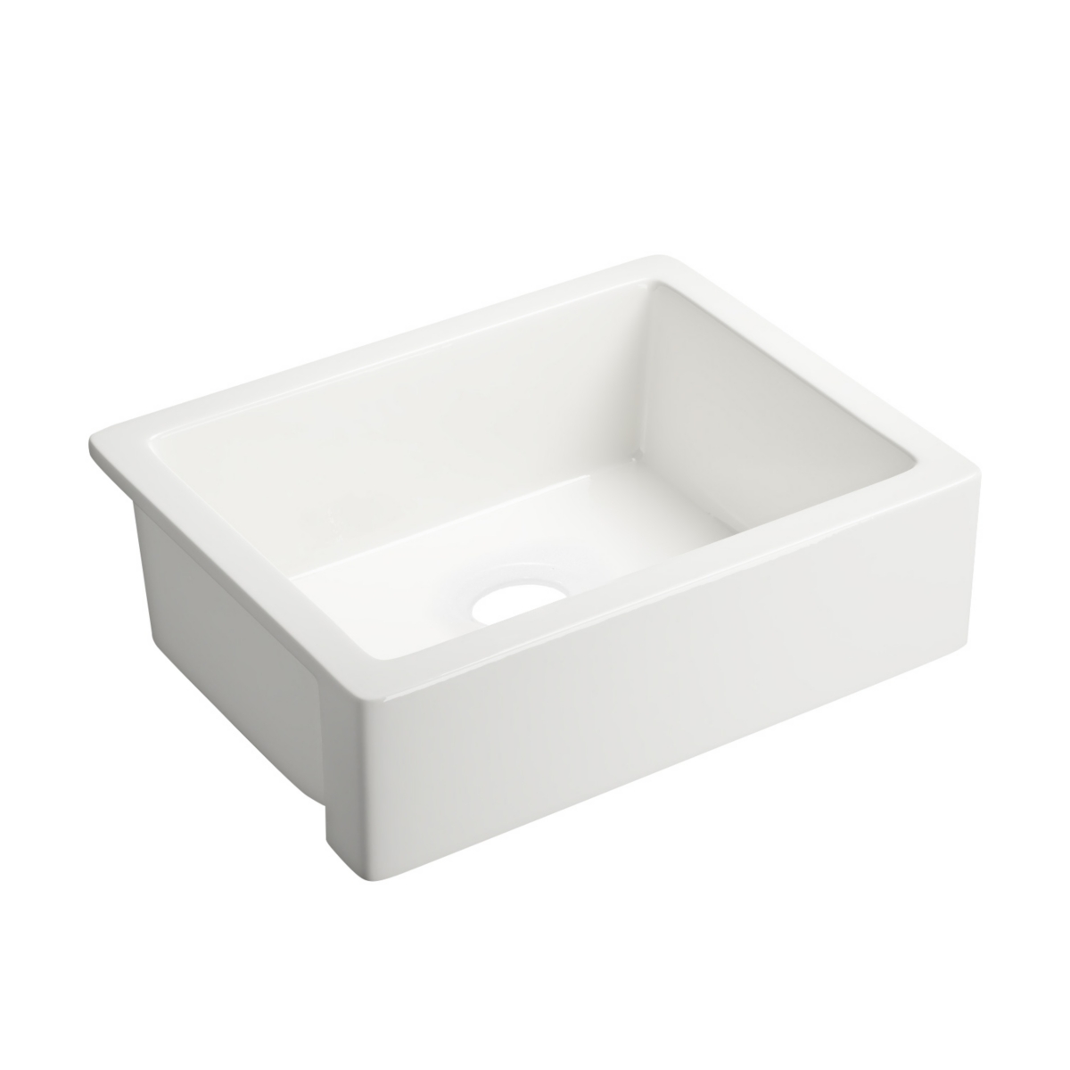 24&#x22; L X 19&#x22; W With White Sink Vanity Sinks Farmhouse/Apron Front - White