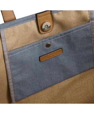 Stitched Horseshoe Large Tote