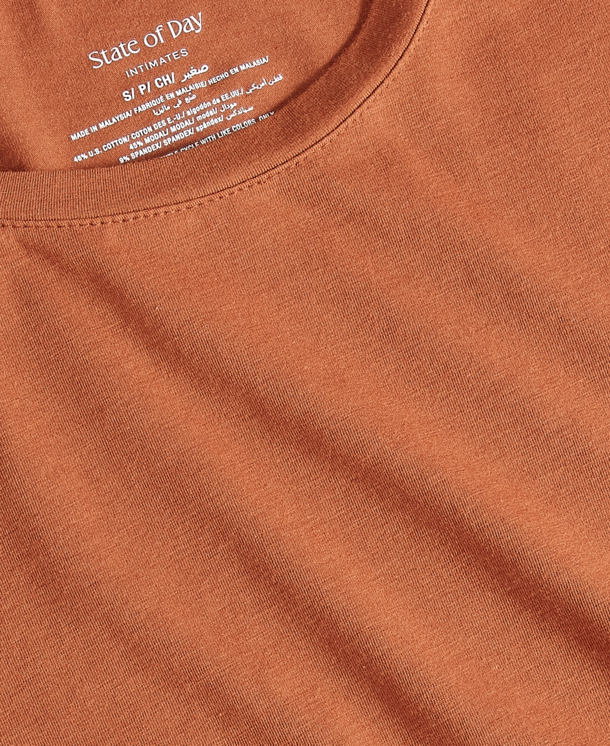 State of Day Women's Cotton Blend Short-Sleeve Sleep Tee Xs-3X, Created for Macy's